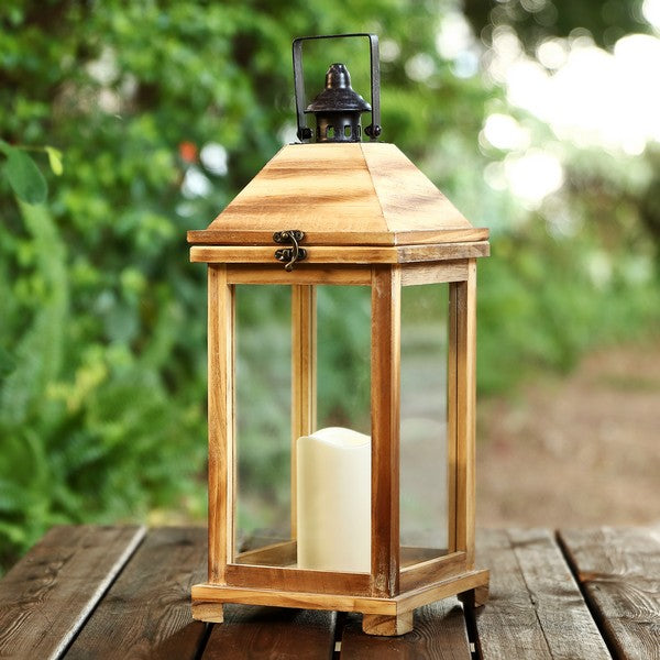 Safavieh Elida Outdoor Lantern - Brown