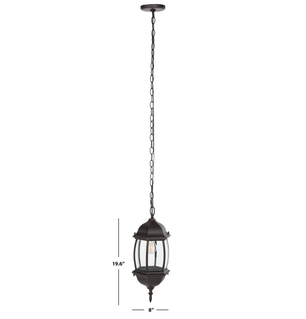 Safavieh Grazia Outdoor Pendant - Oil Rubbed Bronze