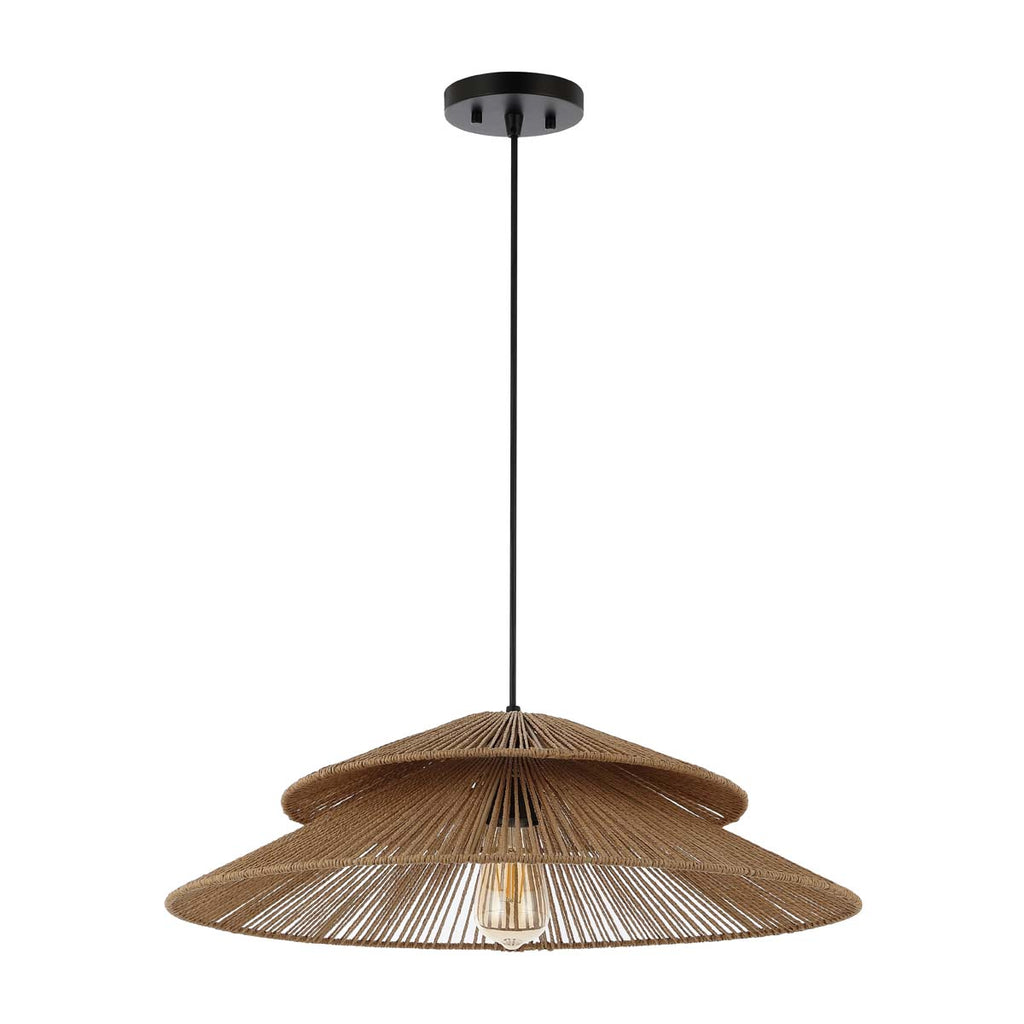 Safavieh Brunia Pendant - Natural / Black