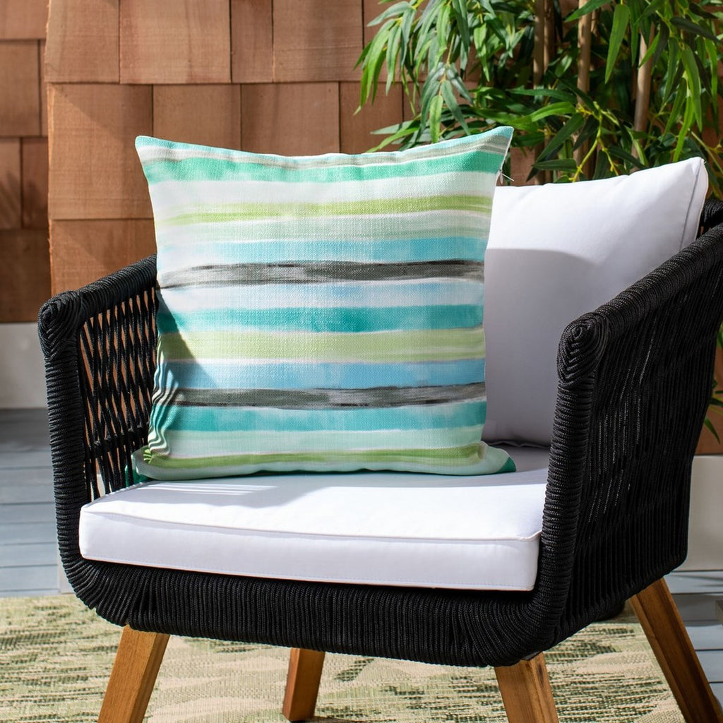 Safavieh Indoor/Outdoor Olie Pillow - Multi Green