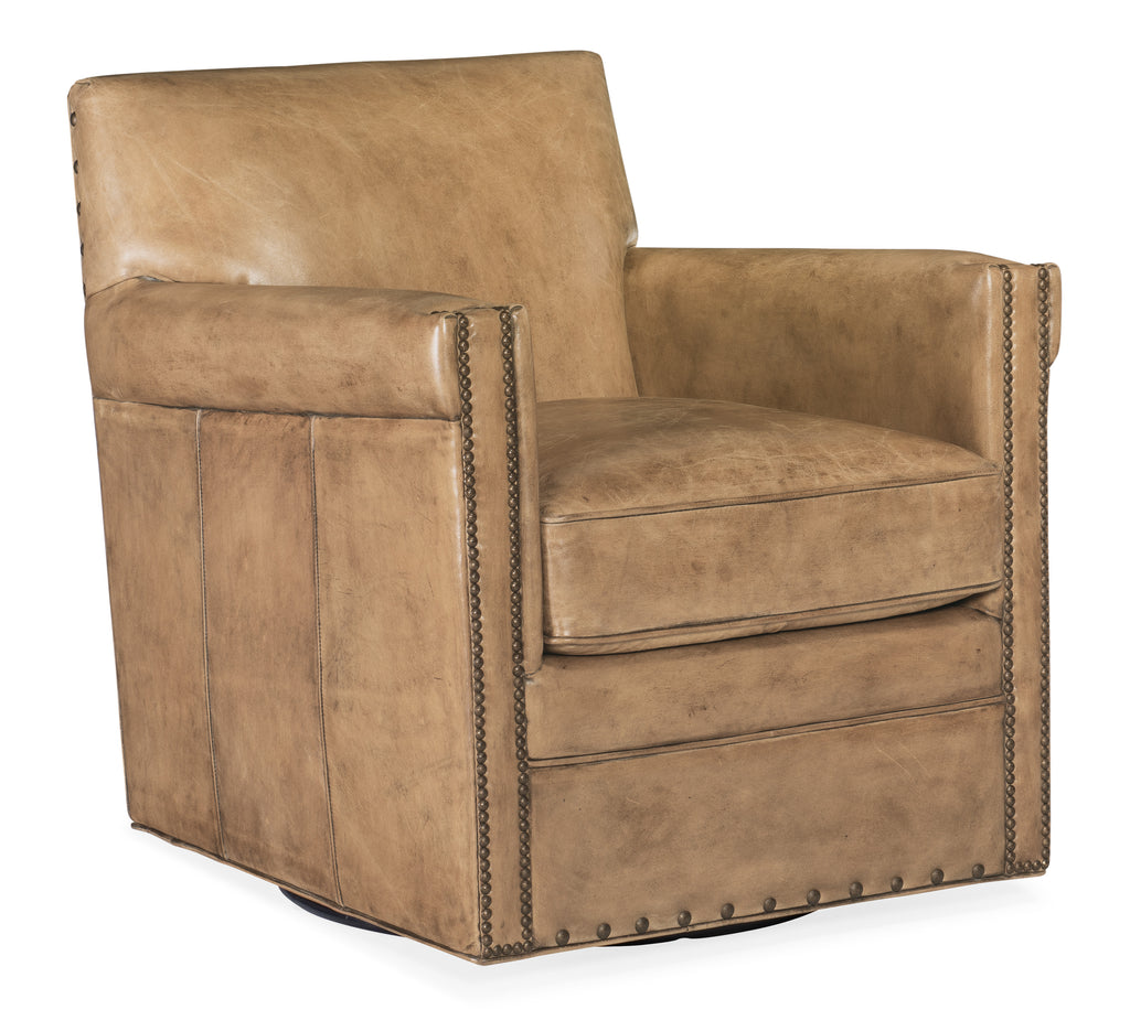 Potter Swivel Club Chair | Hooker Furniture - CC719-SW-087