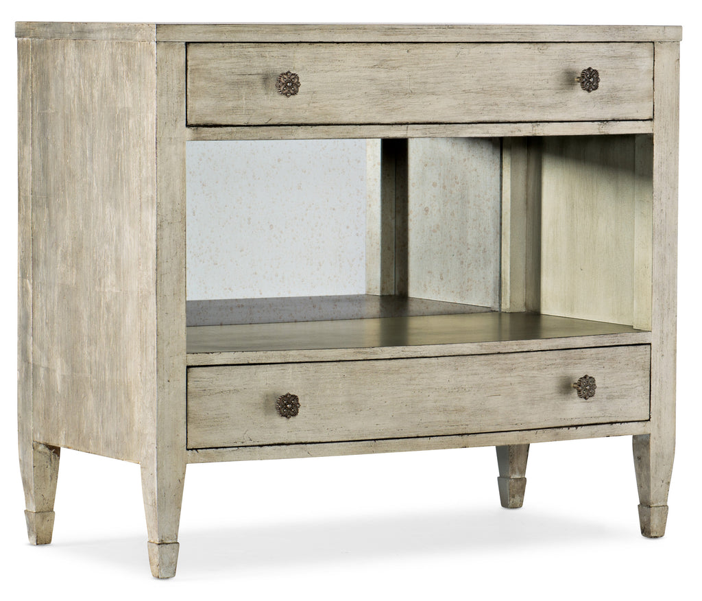 Sanctuary Gemme Two Drawer Nightstand | Hooker Furniture - 5875-90015-95