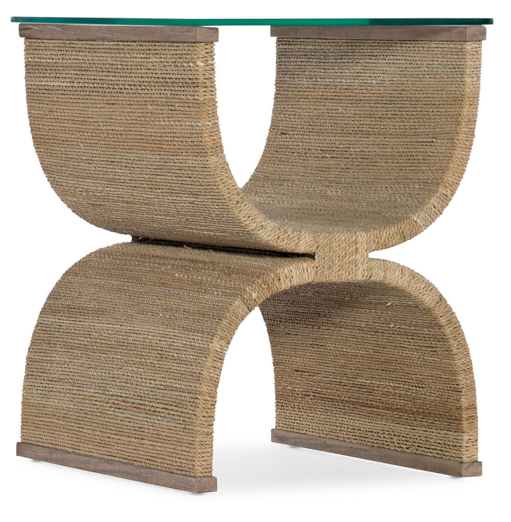 Melange Lenny Woven End Table | Hooker Furniture - 638-50513-80