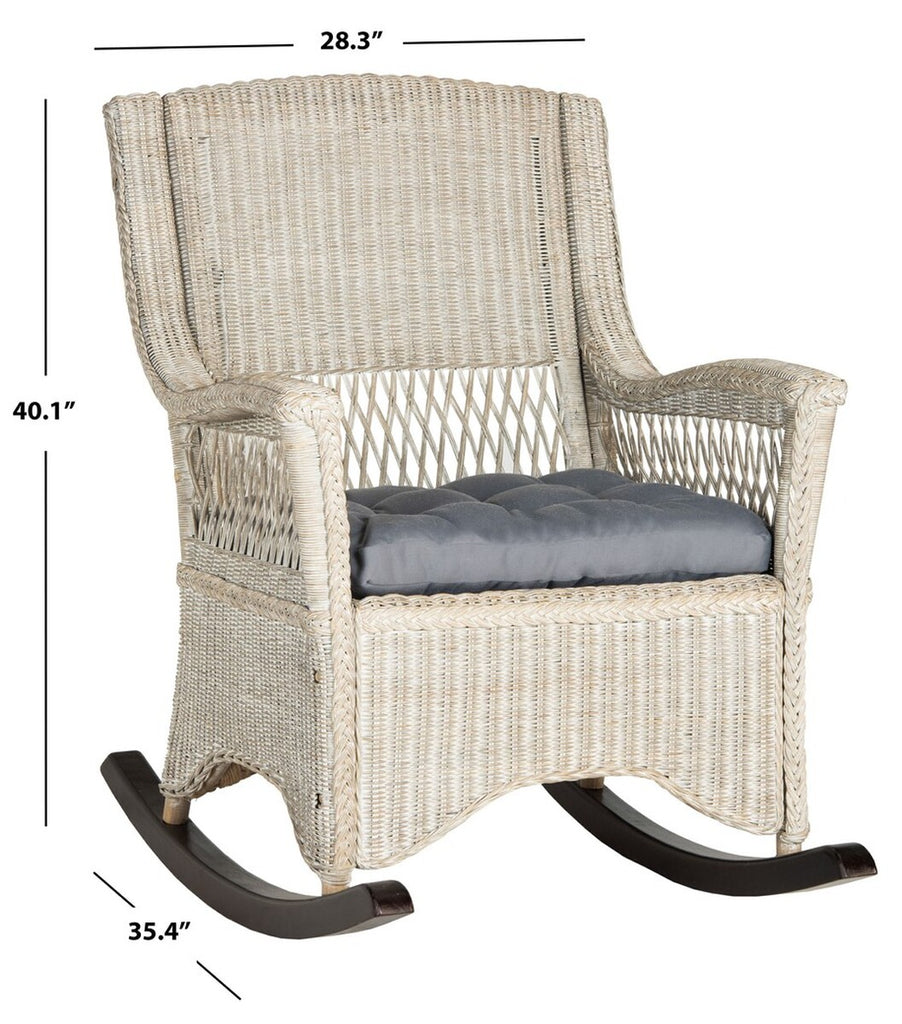 Safavieh Aria Rocking Chair - Antique / Grey