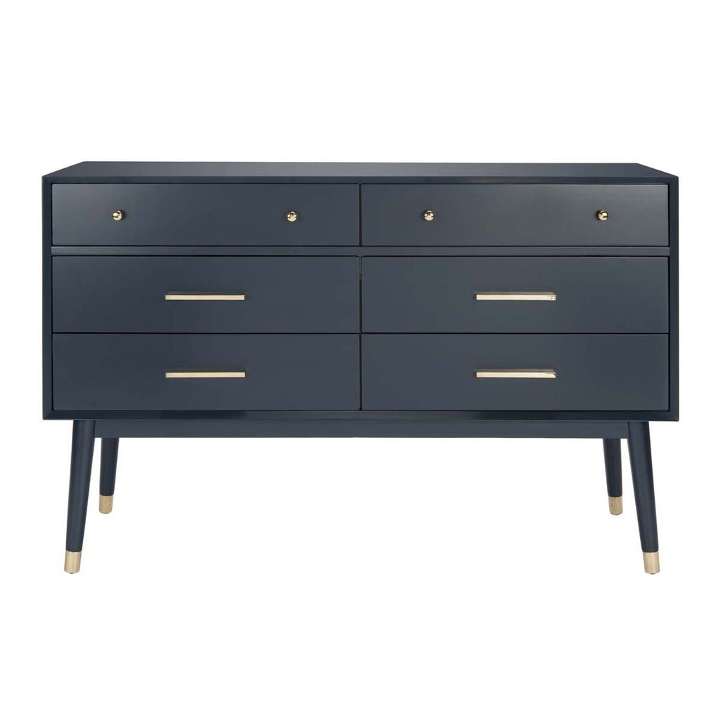 Safavieh Couture Madden Retro Dresser - Blue/ Metallic