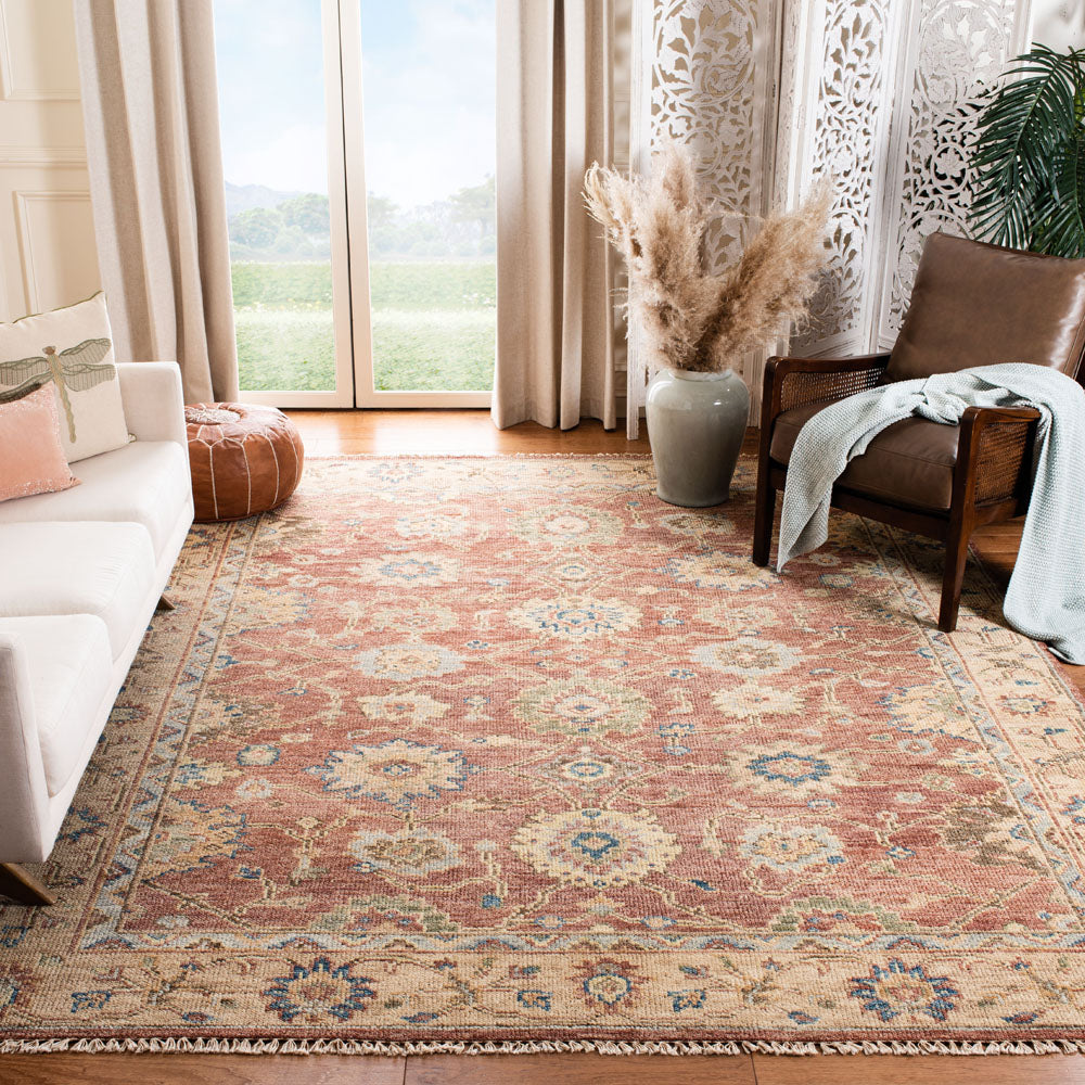 Samarkand 111 Red / Beige | Safavieh - SRK111B-10