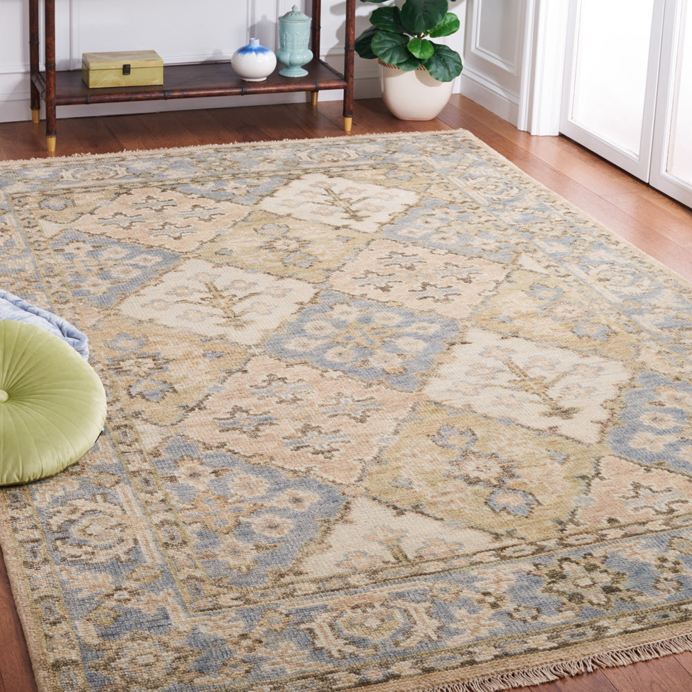 Samarkand 154 Beige / Light Blue | Safavieh - SRK154B-10