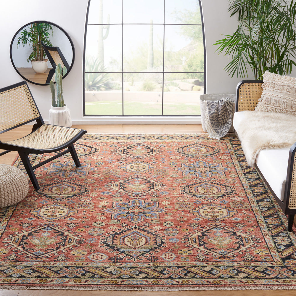 Samarkand 172 Rust / Blue | Safavieh - SRK172P-10