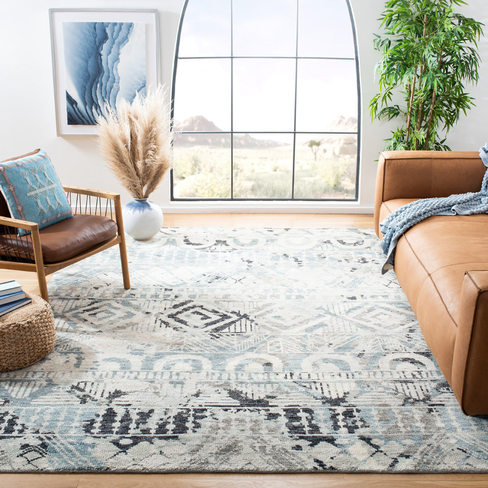Samarkand 181 Grey / Ivory | Safavieh - SRK181F-10