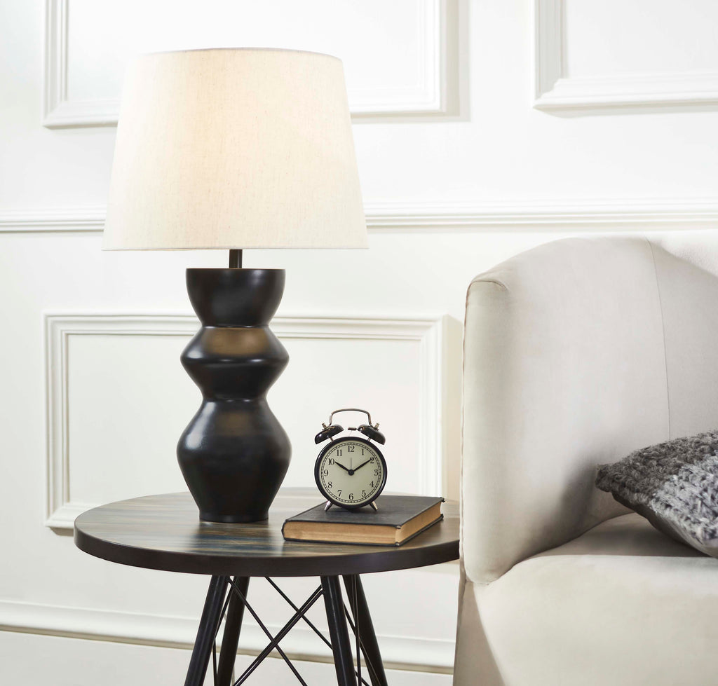 Noella Table Lamp  | Safavieh - TBL2003 - Black