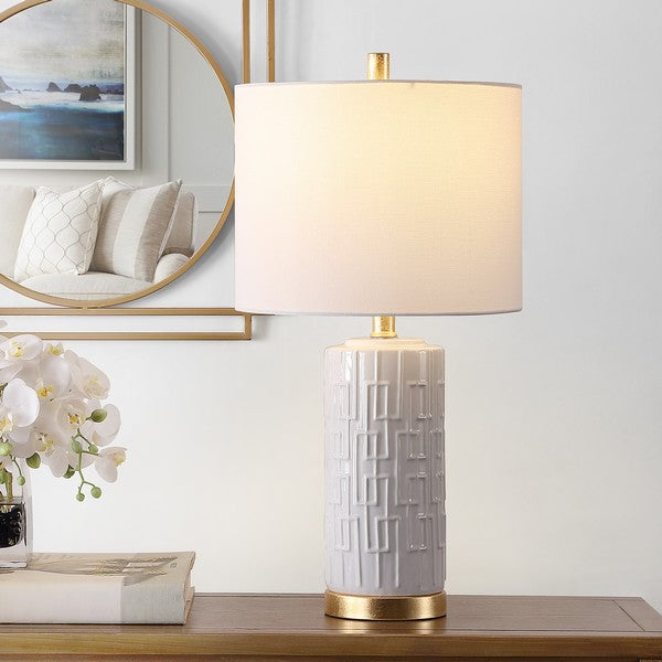 Safavieh Pheonix Ceramic Table Lamp - White