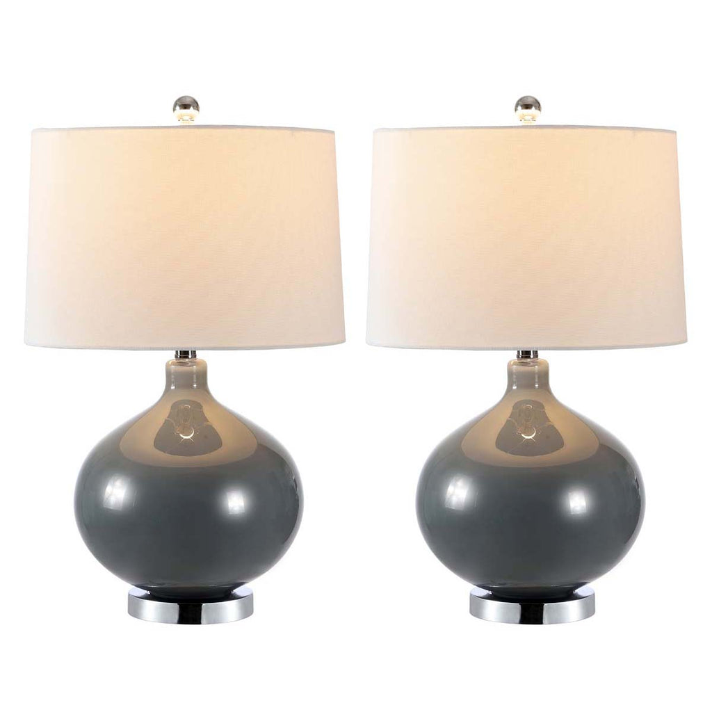 Safavieh Masera Table Lamp - Grey  (Set of 2)