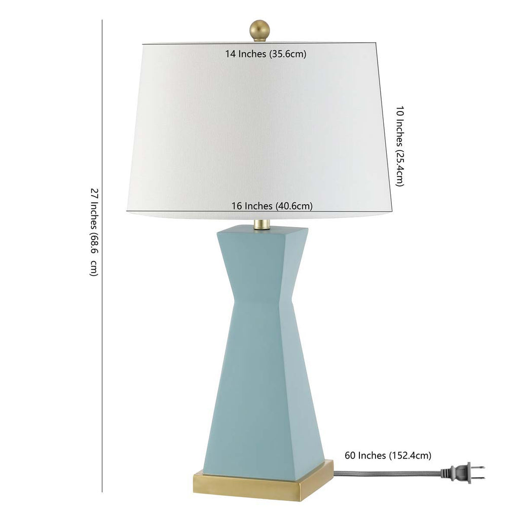 Onder Table Lamp (Set of 2) | Safavieh - TBL4406 - Blue