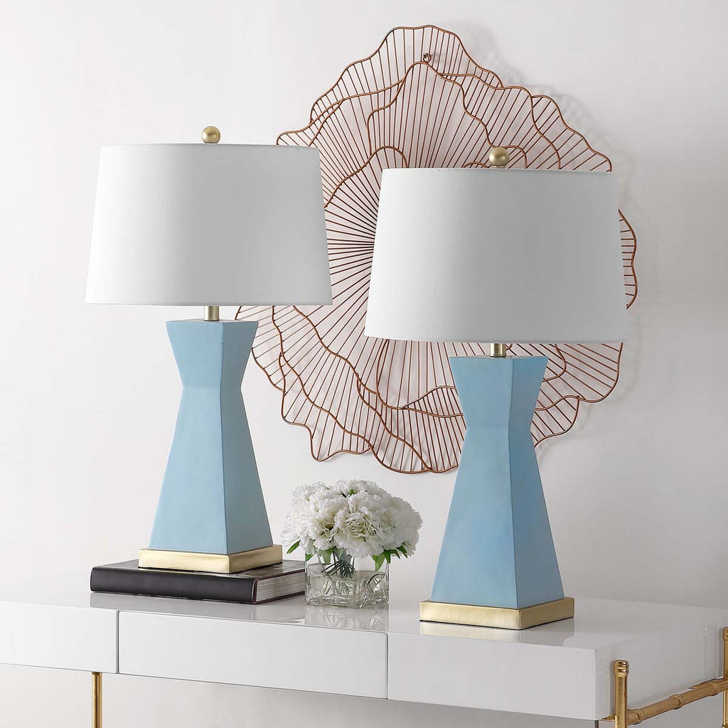 Onder Table Lamp (Set of 2) | Safavieh - TBL4406 - Blue