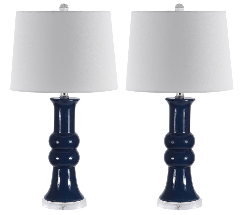 Lamber Table Lamp (Set of 2) | Safavieh - TBL4418 - Blue