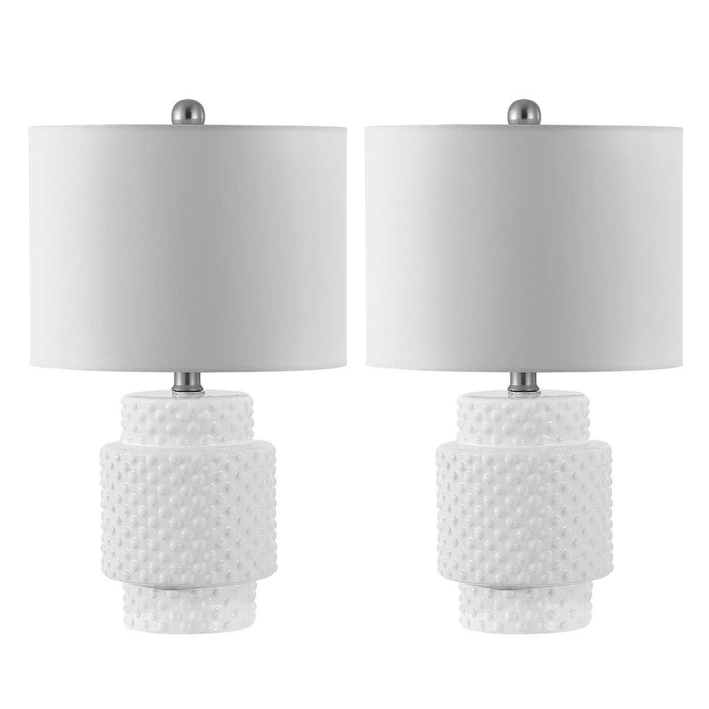 Safavieh Sonter Table Lamp - White (Set of 2)