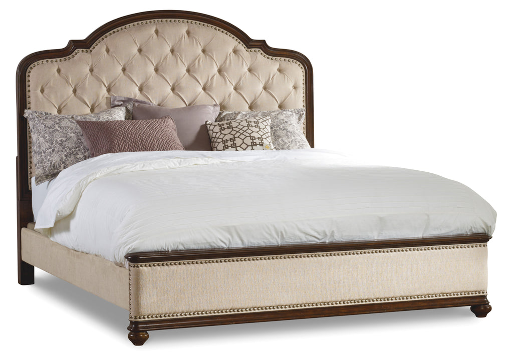 Leesburg Queen Upholstered Bed | Hooker Furniture - 5381-90850