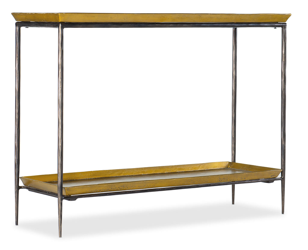 Commerce & Market Tray Top Metal Console | Hooker Furniture - 7228-85010-15