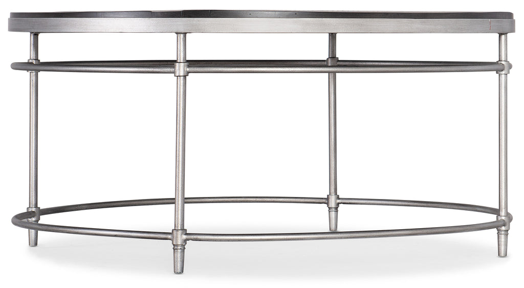 St. Armand St Armand Round Cocktail Table | Hooker Furniture - 5601-80110-BLK