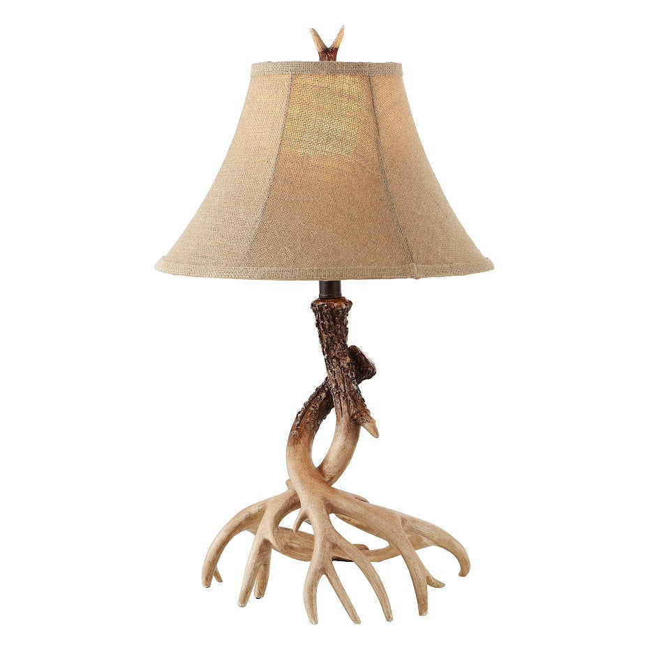 Safavieh Sundance 25.5 Inch H Faux Antler Table Lamp-Brown (Set of 2)