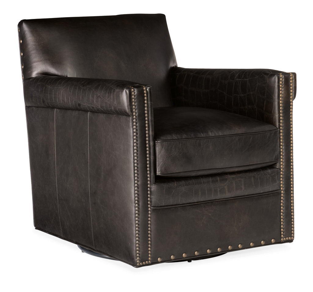 Potter Swivel Club Chair | Hooker Furniture - CC719-SW-089