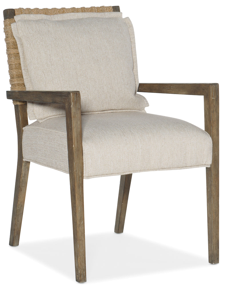 Sundance Woven Back Arm Chair-2 per ctn/price ea | Hooker Furniture - 6015-75301-89