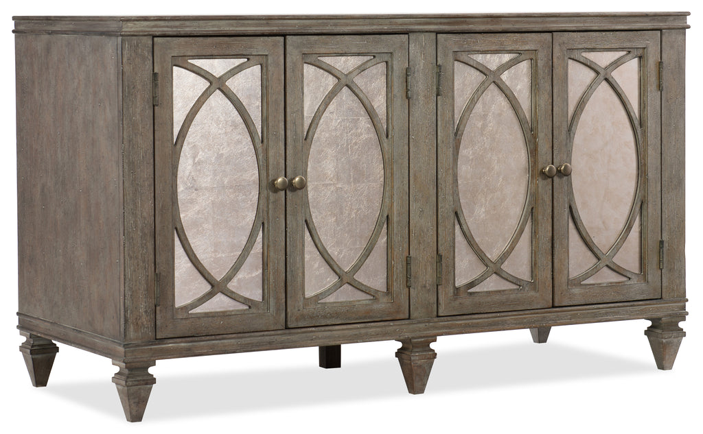 Rustic Glam Credenza | Hooker Furniture - 1641-10464-LTWD