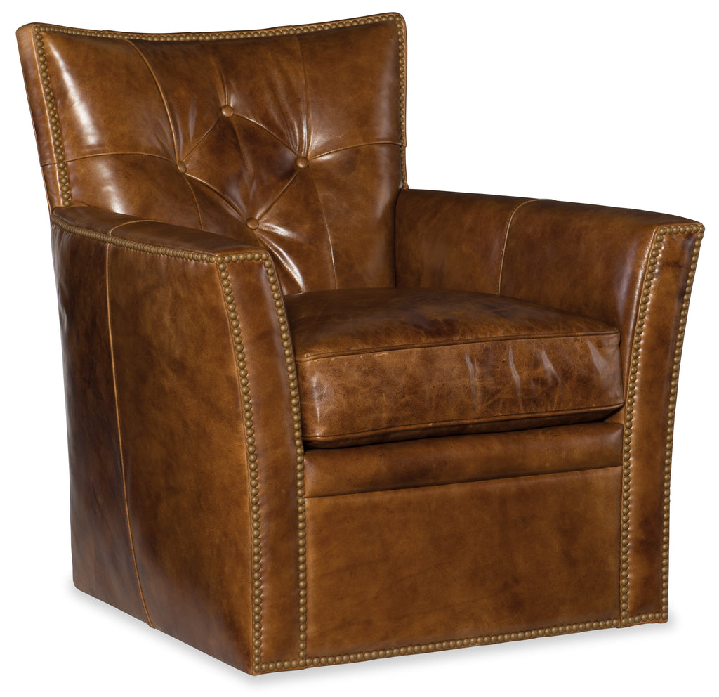 Conner Swivel Club Chair | Hooker Furniture - CC503-SW-087