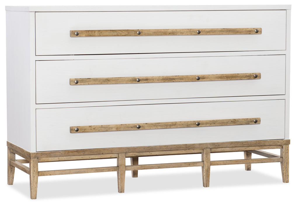 Urban Elevation Three-Drawer Bachelors Chest | Hooker Furniture - 1620-90101-WH